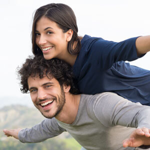 playful young couples